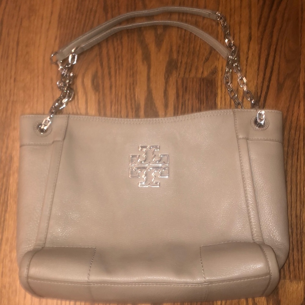 Tory Burch Britten Tote pebbled leather